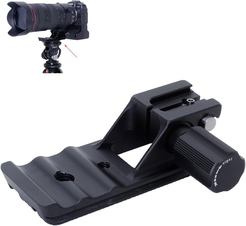 iShoot Lens Collar Stand Replacement Foot Tripod Mount Ring Base Compatible with Canon RF 24-105mm F2.8 L is USM Z, Support Bracket Holder Arca-Swiss Fit Quick Release Plate for Arca Clamp Stabilizer - Image 1